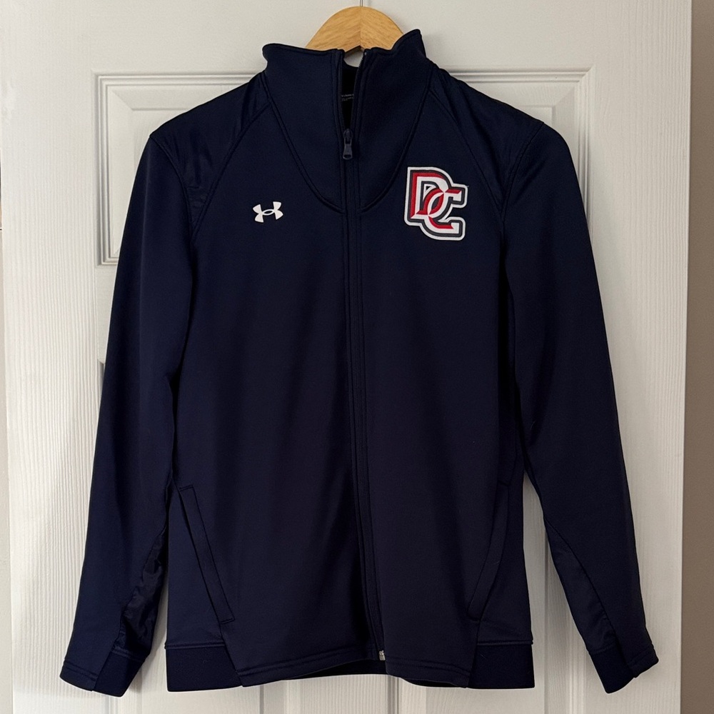 Women’s Under Armour Navy Blue Full-Zip Jacket